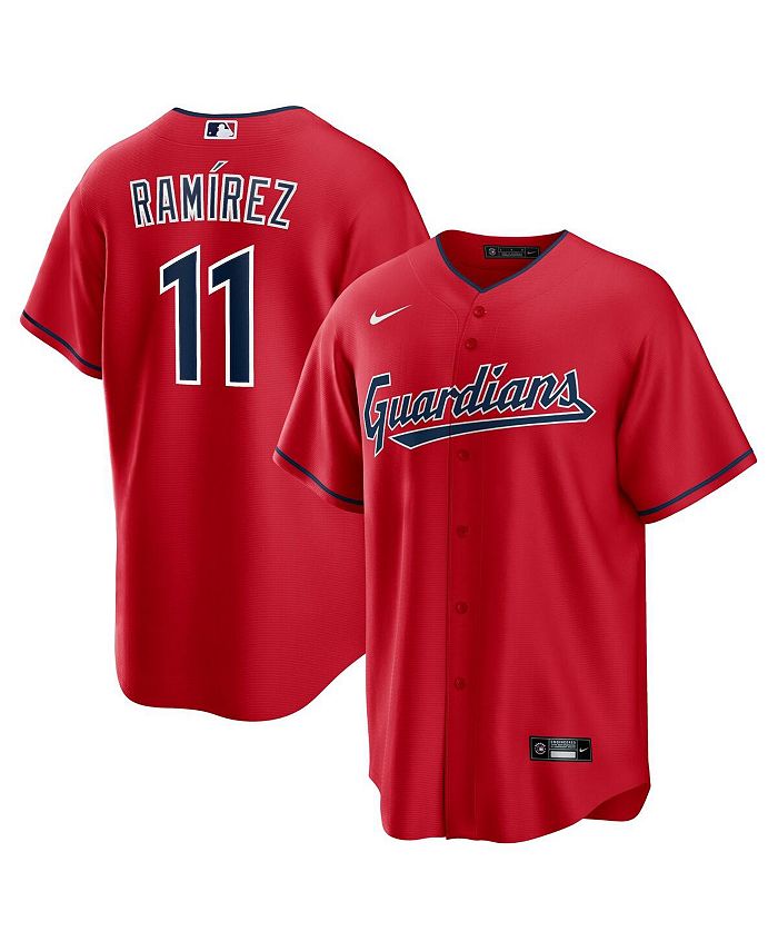 Cleveland Guardians Jose Ramirez Red Authentic Alternate Jersey