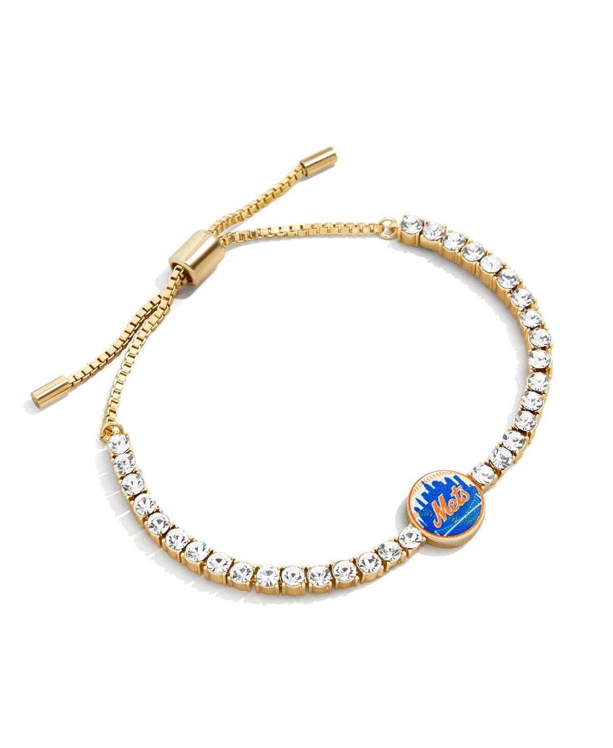 Shop Baublebar Women's  New York Mets Pull-tie Tennis Bracelet In Multi