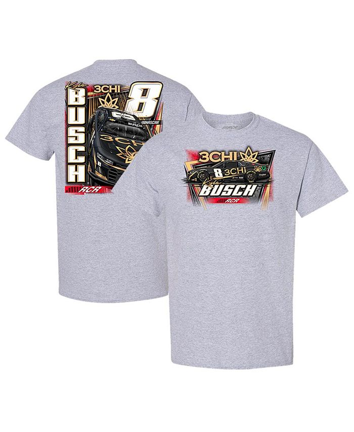 Richard Childress Racing Team Collection Men's Heather Gray Kyle Busch ...