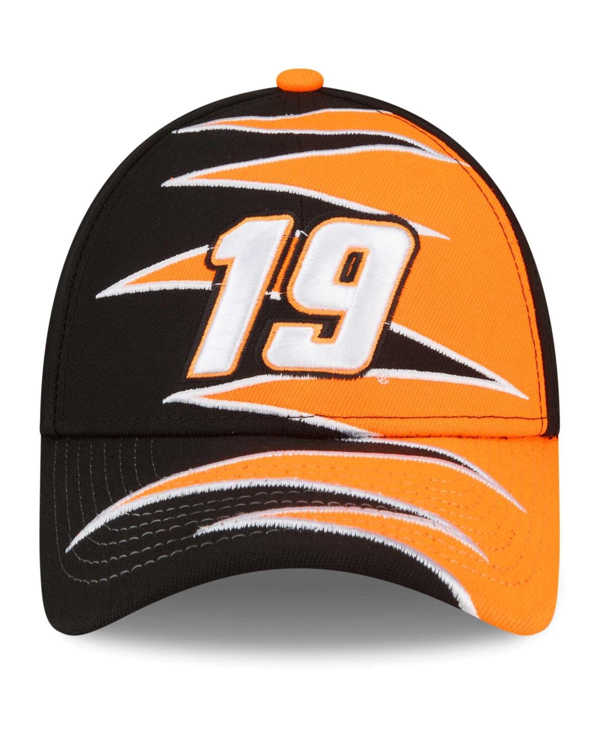 Men's New Era Orange Martin Truex Jr 9FORTY Zig Zag Snapback Adjustable Hat - Orange
