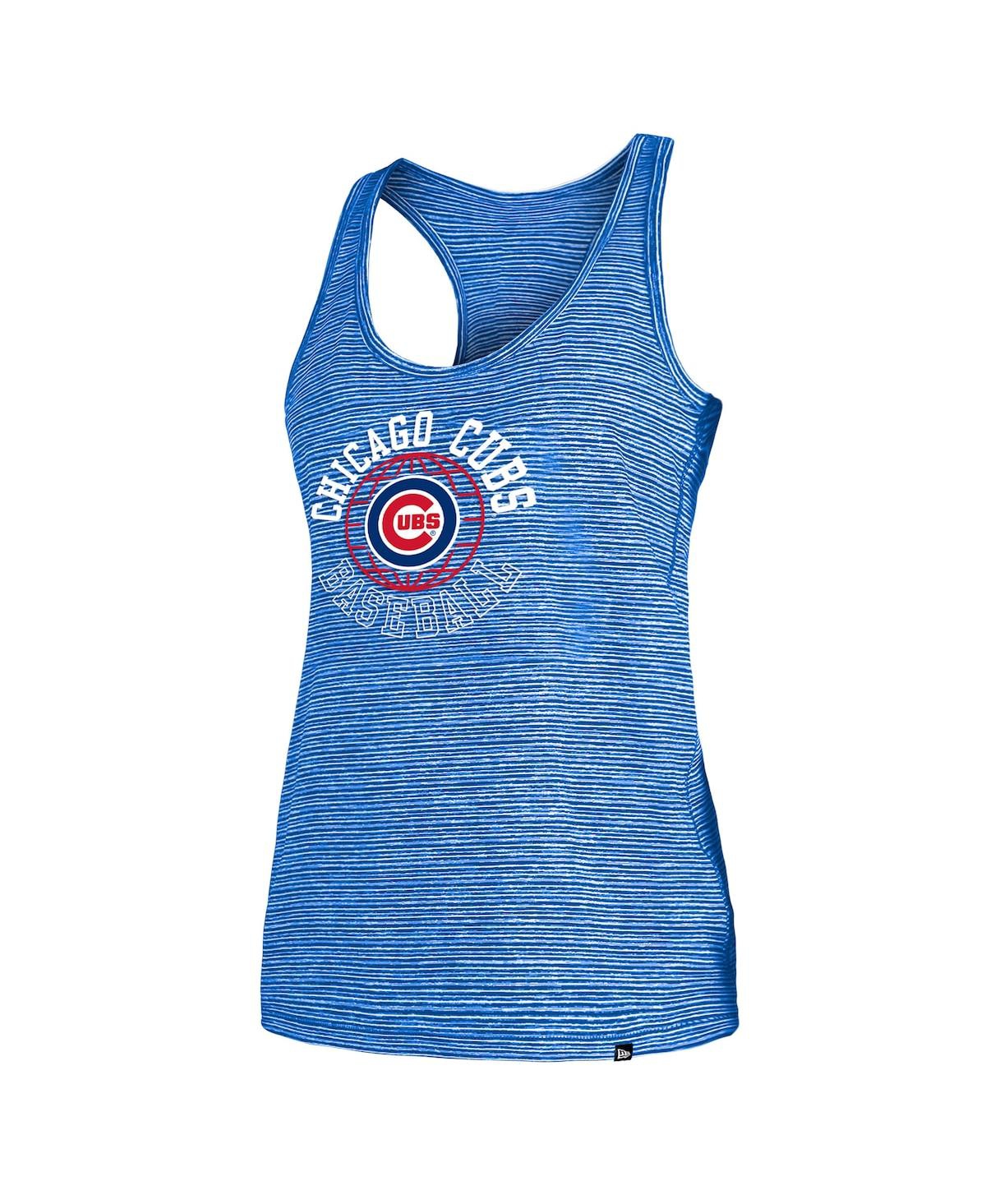 Women's New EraChicago Cubs Active Racerback Tank Top - Blue