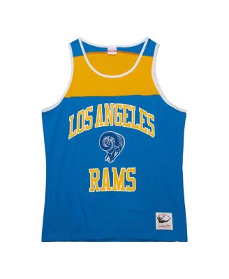 Men's Royal, Gold Los Angeles Rams Gridiron Classics Heritage Colorblock Tank Top