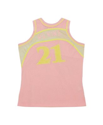 Mitchell & Ness ホークス ドミニク・ウィルキンス スウィングマン Men's Mitchell & Ness Dominique Wilkins Pink Atlanta Hawks