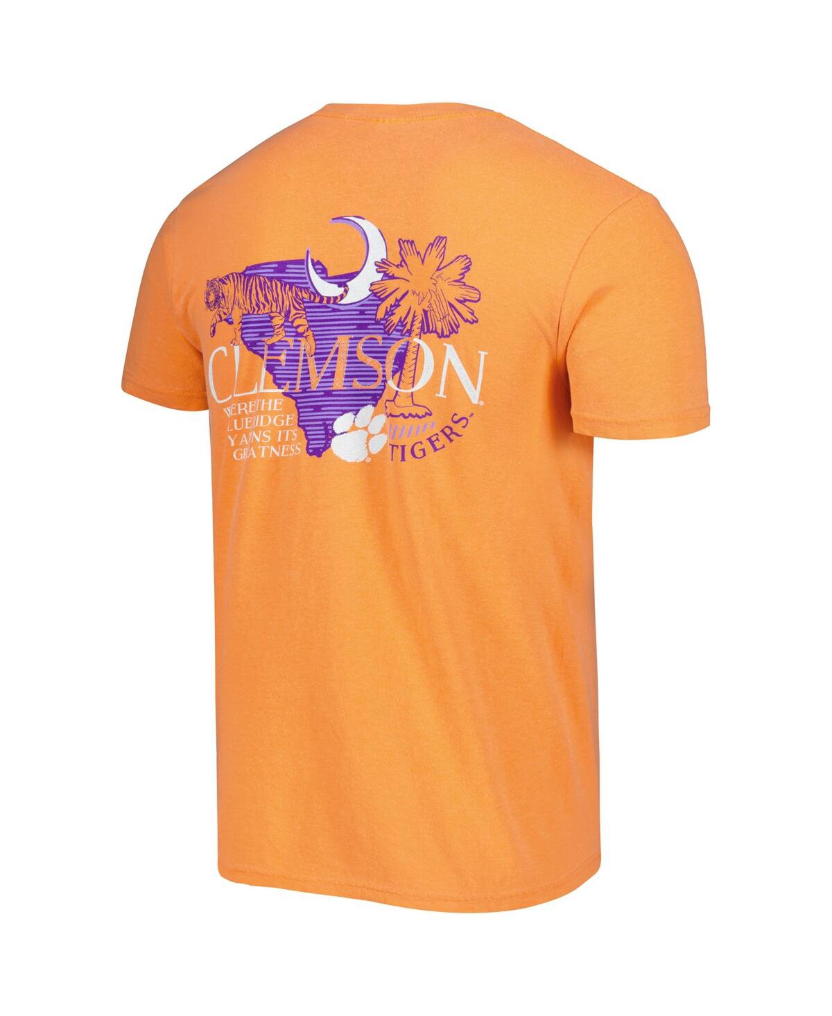 Shop Image One Men's Orange Clemson Tigers Hyperlocal T-shirt