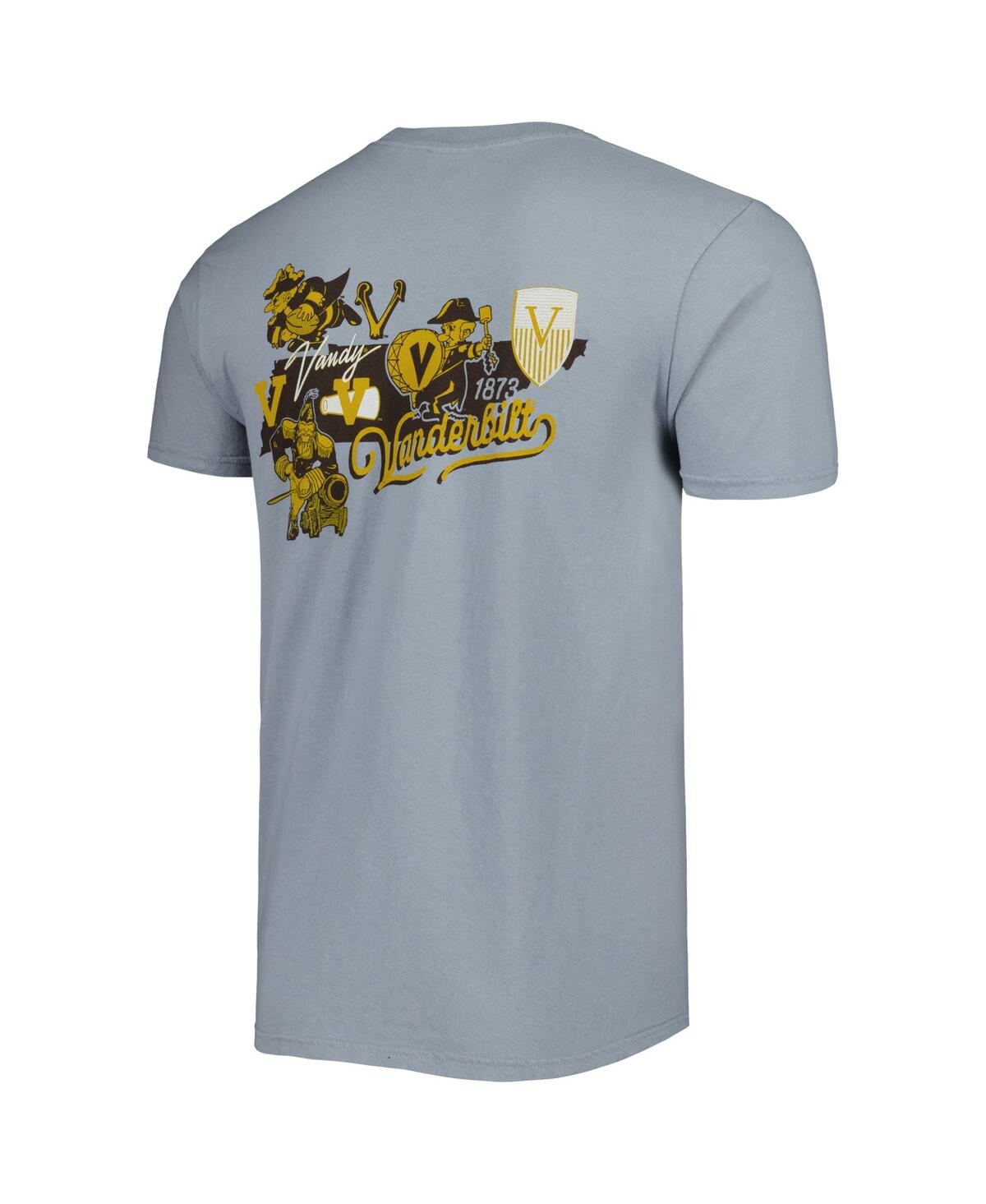 Image One Graphite Vanderbilt Commodores Vault State Comfort T-shirt In Graphite