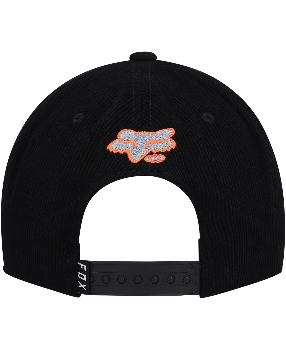 Shop Fox Men's  Black Carv Snapback Hat