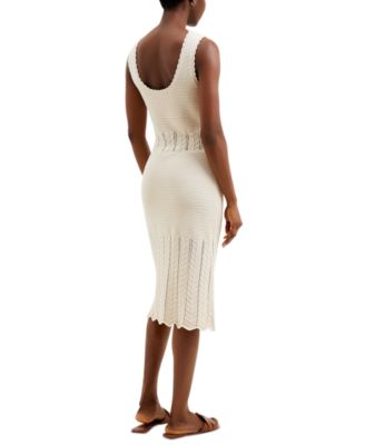 French Connection Women's Nellis Cotton Crochet Dress