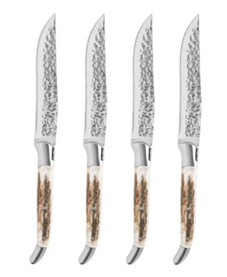 French Home Laguiole Connoisseur Stainless Steel Steak Knives Set of 4