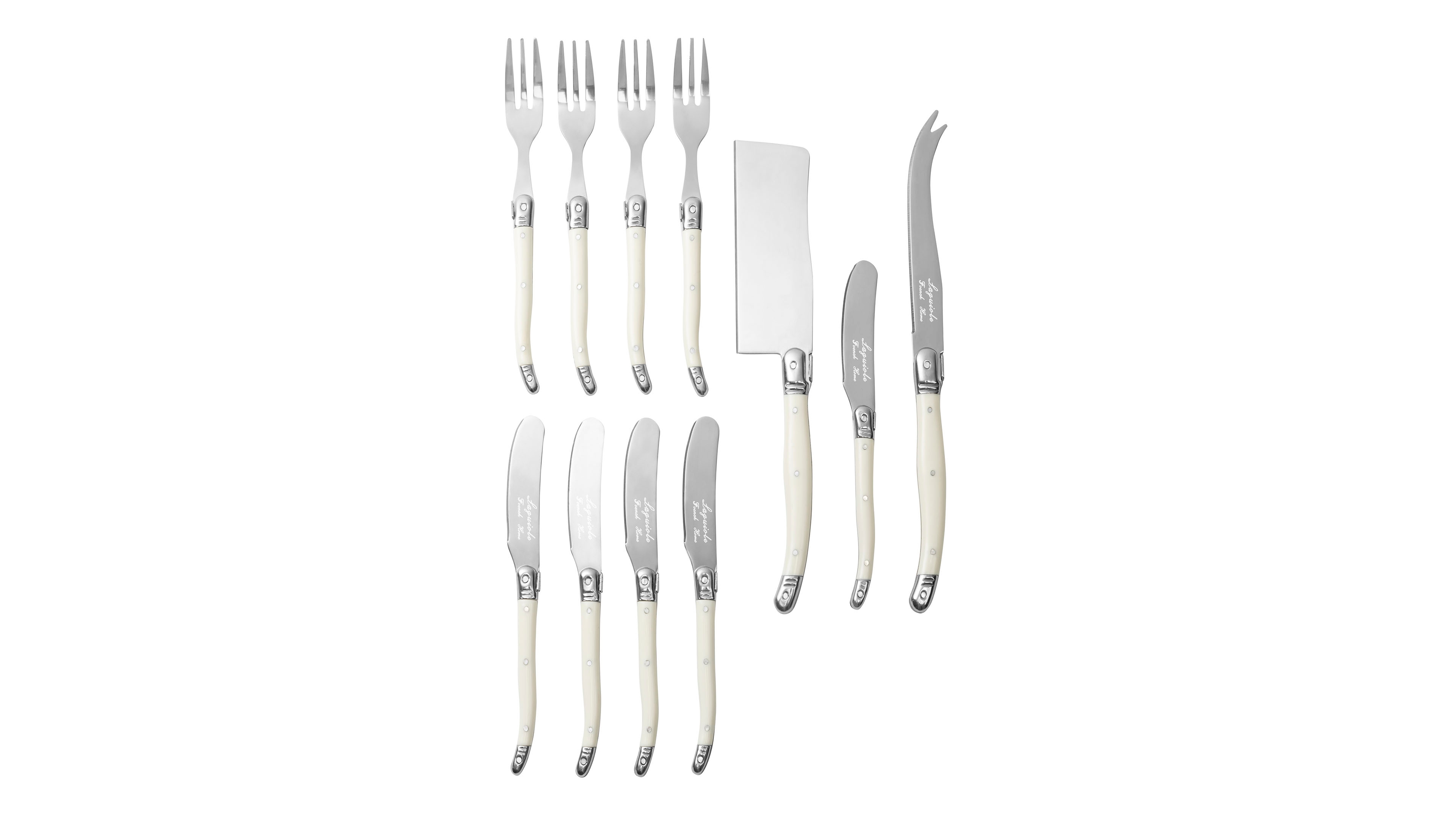 French Home Laguiole Ultimate 11-Piece Charcuterie Set with Handles