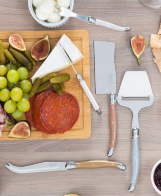 Laguiole 5 Piece Cheese Knife, Fork and Slicer Set