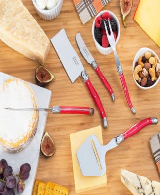 Laguiole 5 Piece Cheese Knife, Fork and Slicer Set