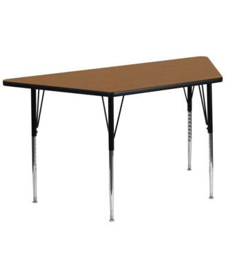 29X57 Trapezoid Laminate Adjustable Activity Table