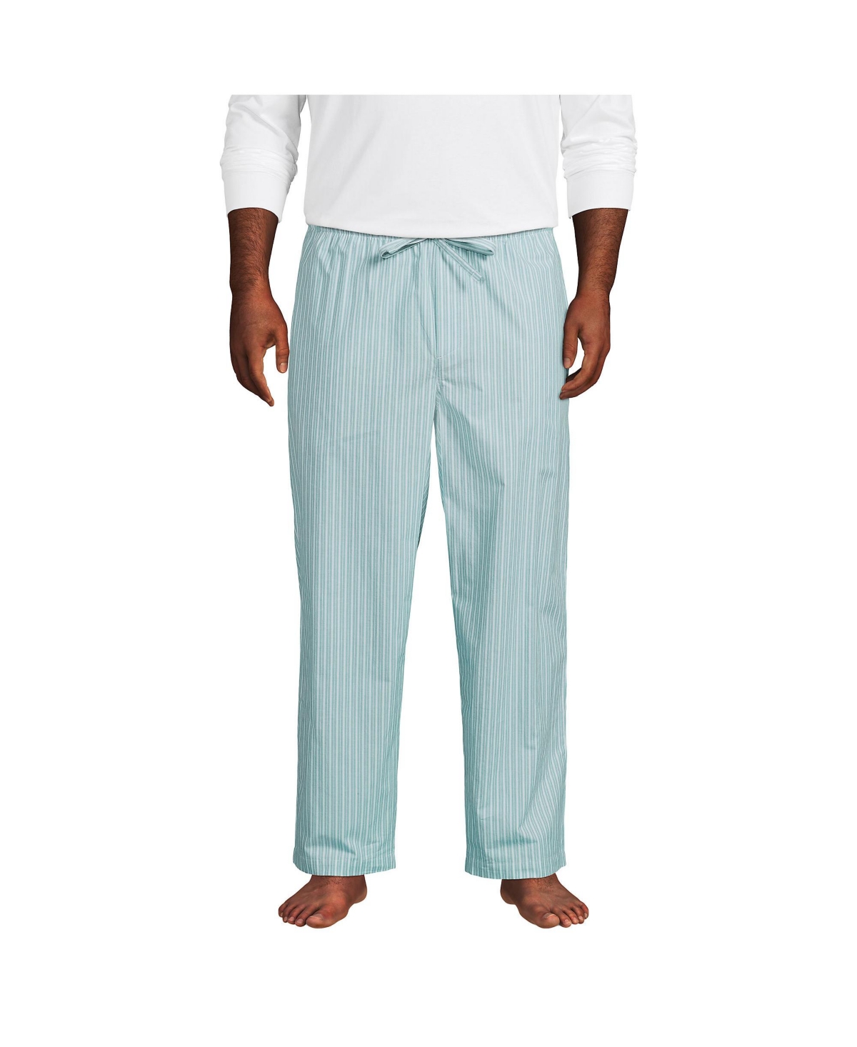 Teal Pants Mens Tall Loungewear Lands' End Men's Big And Tall - Main Image