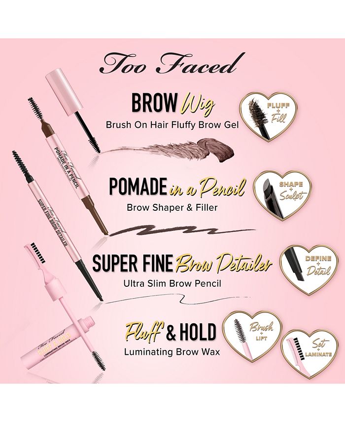Too Faced Fluff & Hold Clear Laminating & Controlling Liquid Brow Wax