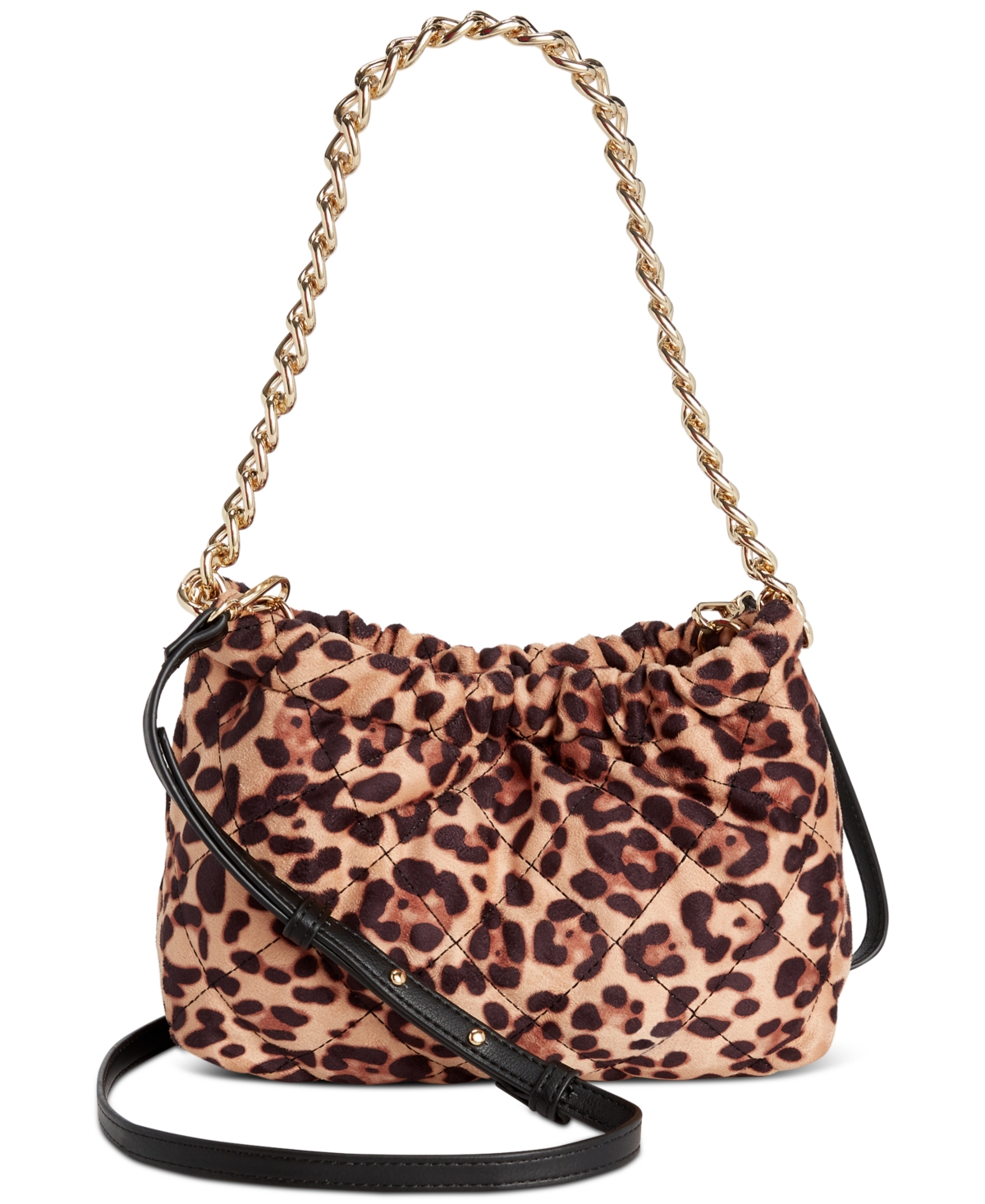 Inc International Concepts Rennata Small Quilted Clutch Crossbody, Created For Macy's In Leopard