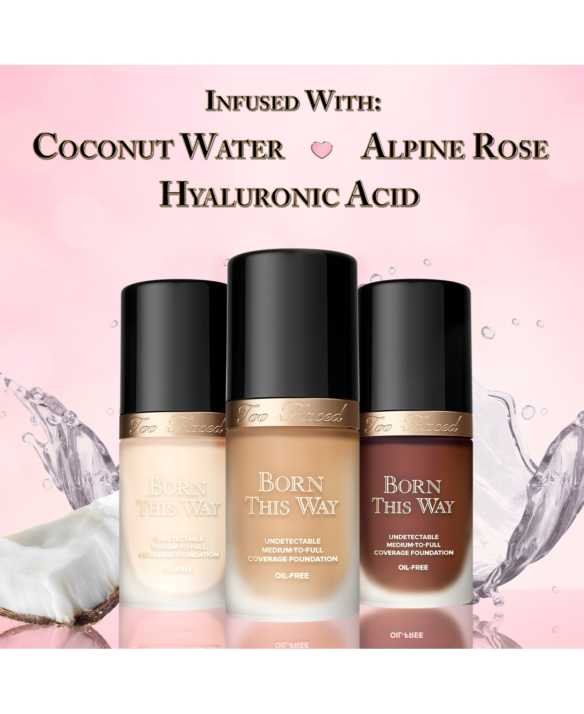 Shop Too Faced Born This Way Flawless Coverage Foundation In Warm Sand - Tan W,golden Undertones