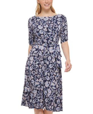 Jessica Howard - Women's Paisley-Print Fit & Flare Dress