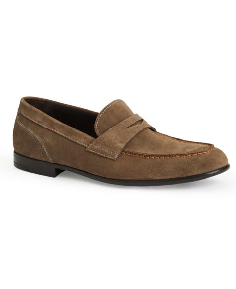 Мужские туфли Bruno Magli Silas Suede, цвет: Экрю замшевый