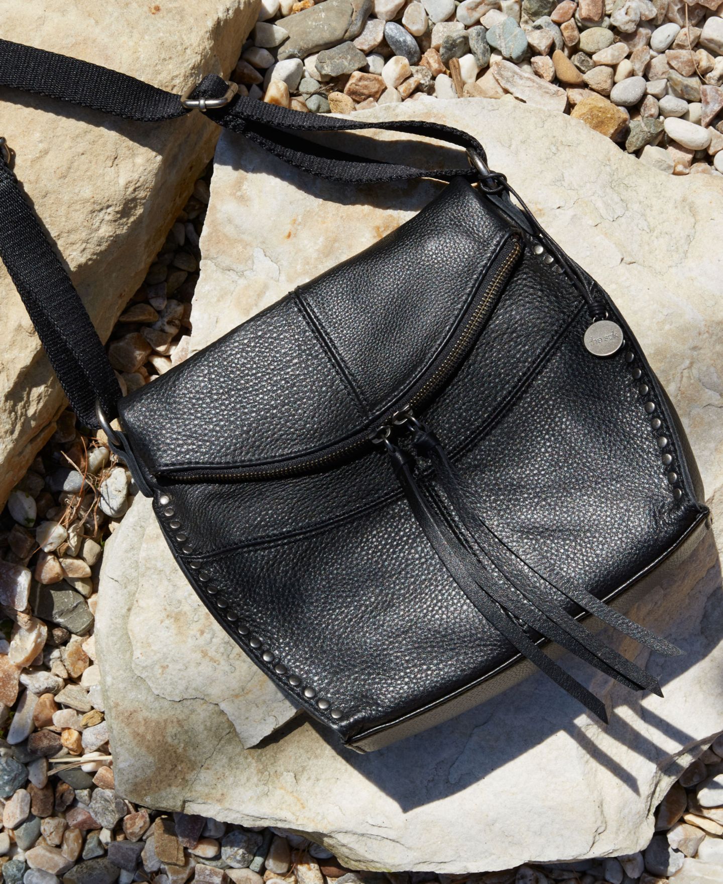 Женская сумка The Sak Silverlake Leather Crossbody, цвет: Чёрный, вариант 1 — фото 7