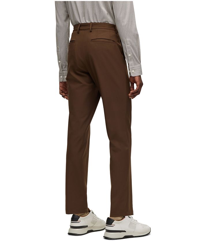 Hugo Boss Men's Performance Slim-Fit Trousers - Macy's