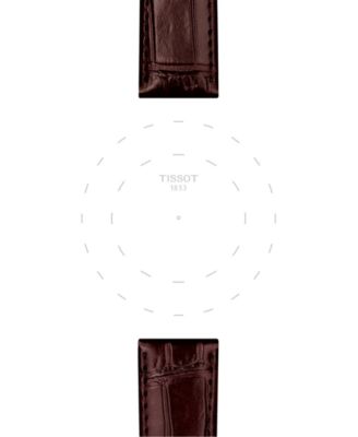 Official Interchangeable Brown Leather Watch Strap