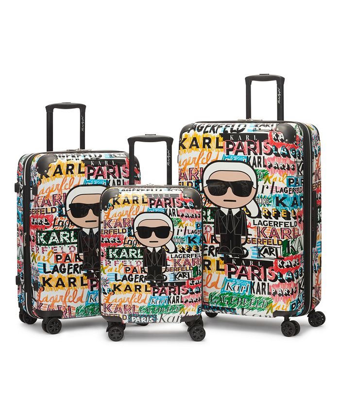 KARL LAGERFELD PARIS 20" Logo Explosion CarryOn Upright Macy's