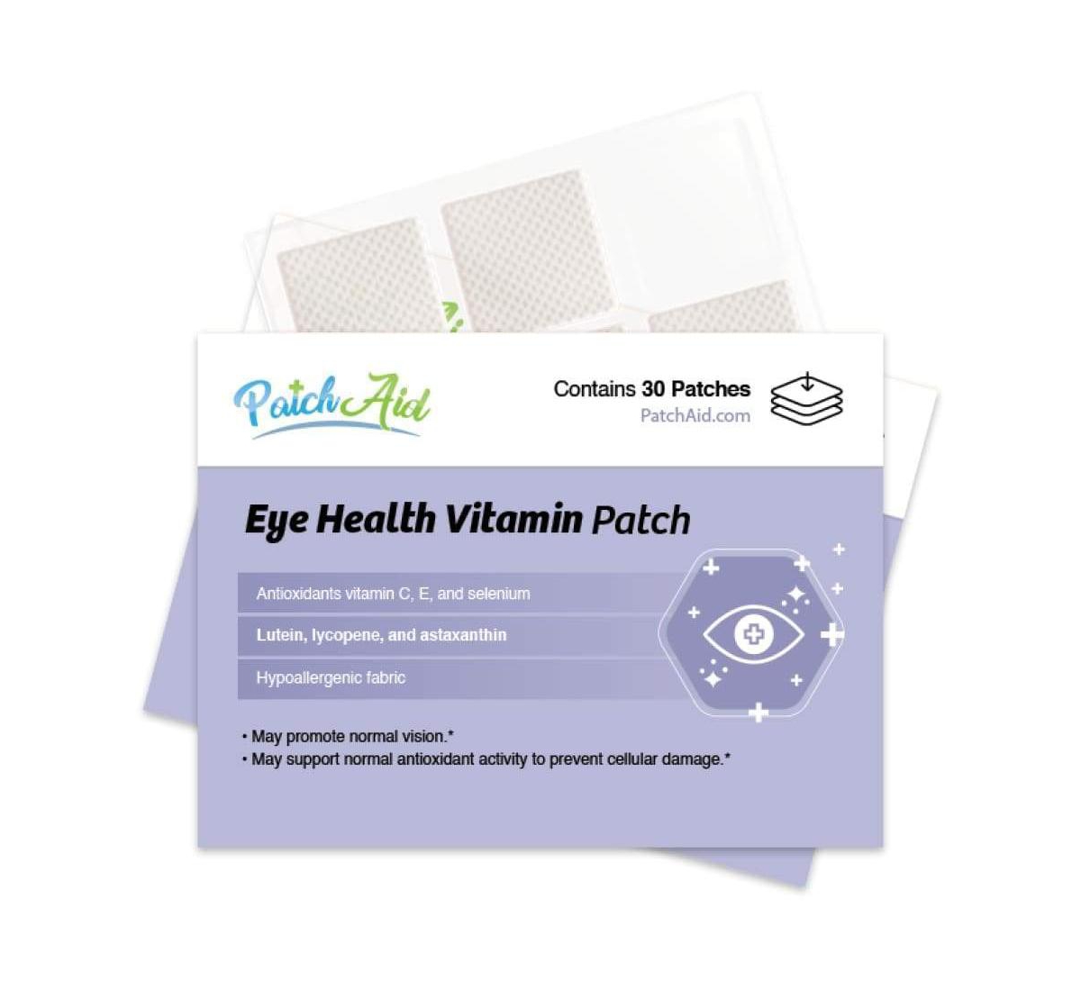 Eye Health Vitamin Patch by PatchAid (30-Day Supply) - White