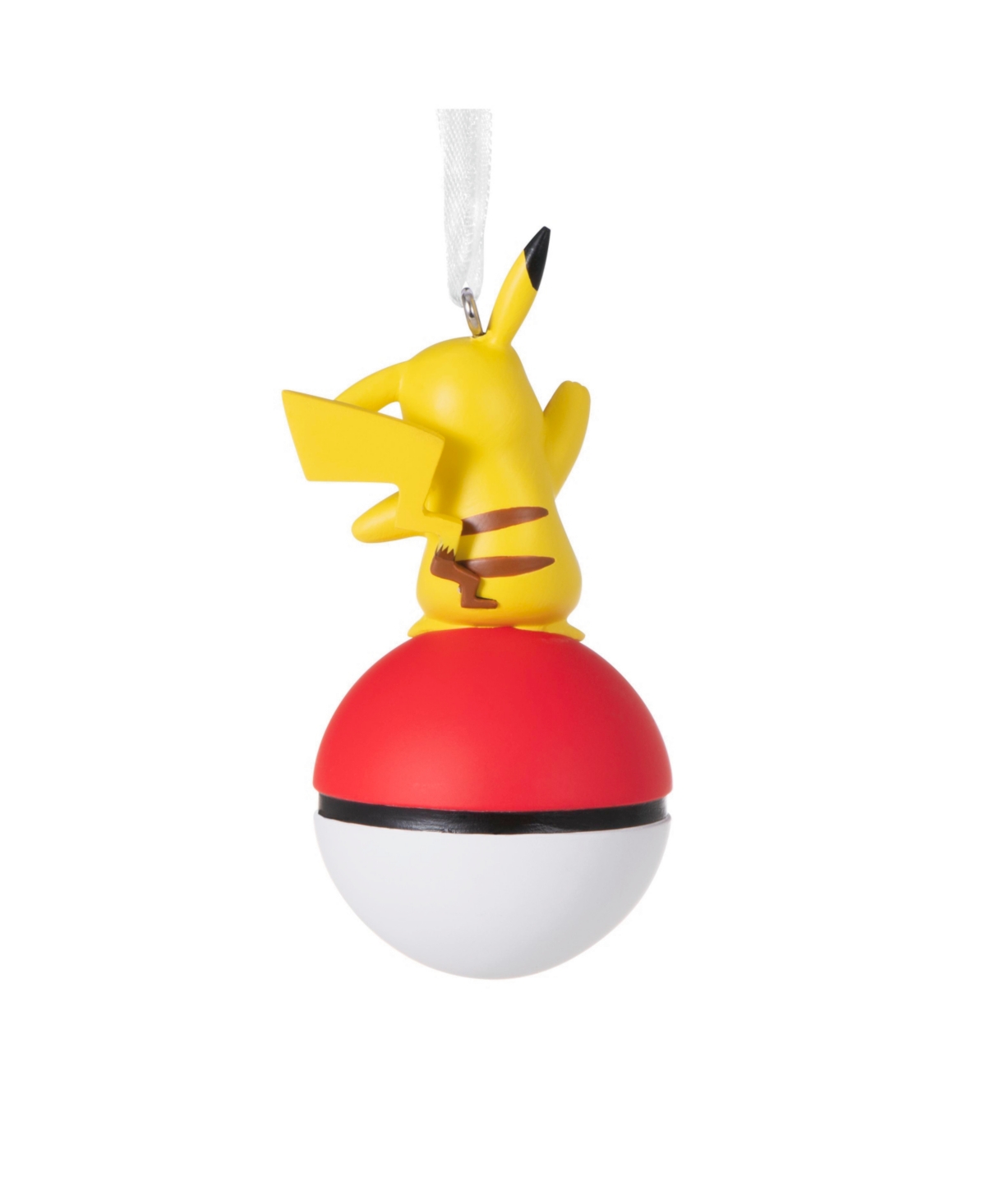 Hallmark Christmas Ornament Pokemon Pikachu On Poke Ball In Multi-colored