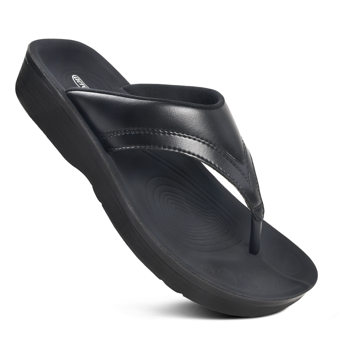Xti Ostrya Thong Sandals for Women - Black