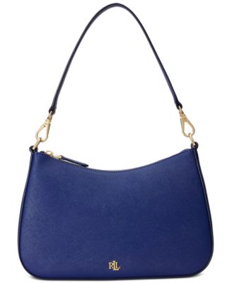 Lauren Ralph Lauren - Crosshatch Leather Medium Danni Shoulder Bag