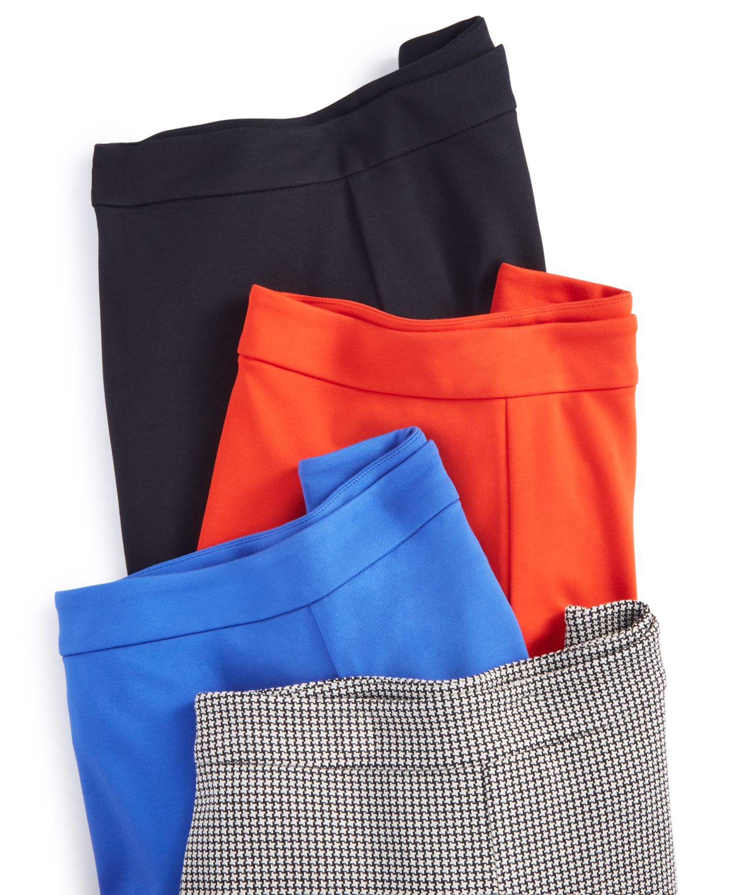 Женские брюки On 34th Ponte Kick-Flare Ankle Pants, Regular and Short Lengths, цвет: Глубокий чёрный — фото 6