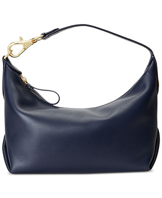 Lauren Ralph Lauren Kassie Medium Leather Convertible Shoulder Bag - Macy's