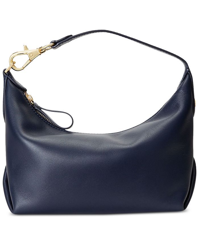 Blue Leather Medium shoulder bag