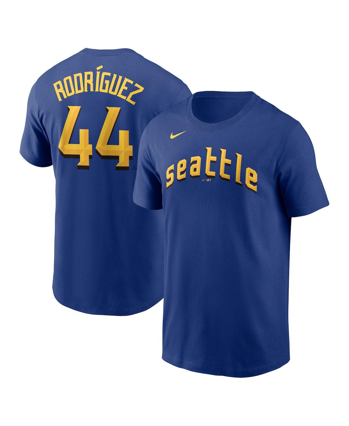 Men's Edgar Martinez Seattle Mariners Royal 2023 City Connect Name & Number  T-Shirt