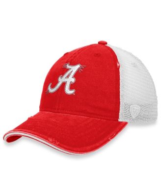 Women's Crimson, White Alabama Crimson Tide Radiant Trucker Snapback Hat
