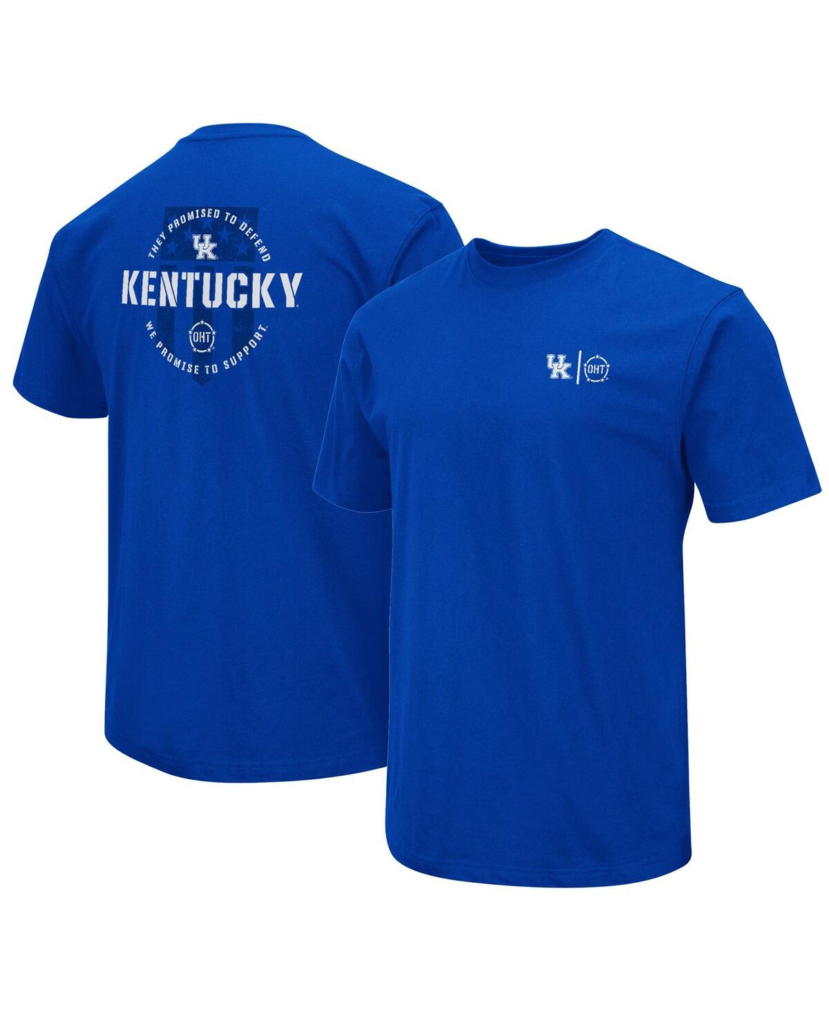 Shop Colosseum Men's  Royal Kentucky Wildcats Oht Military-inspired Appreciation T-shirt