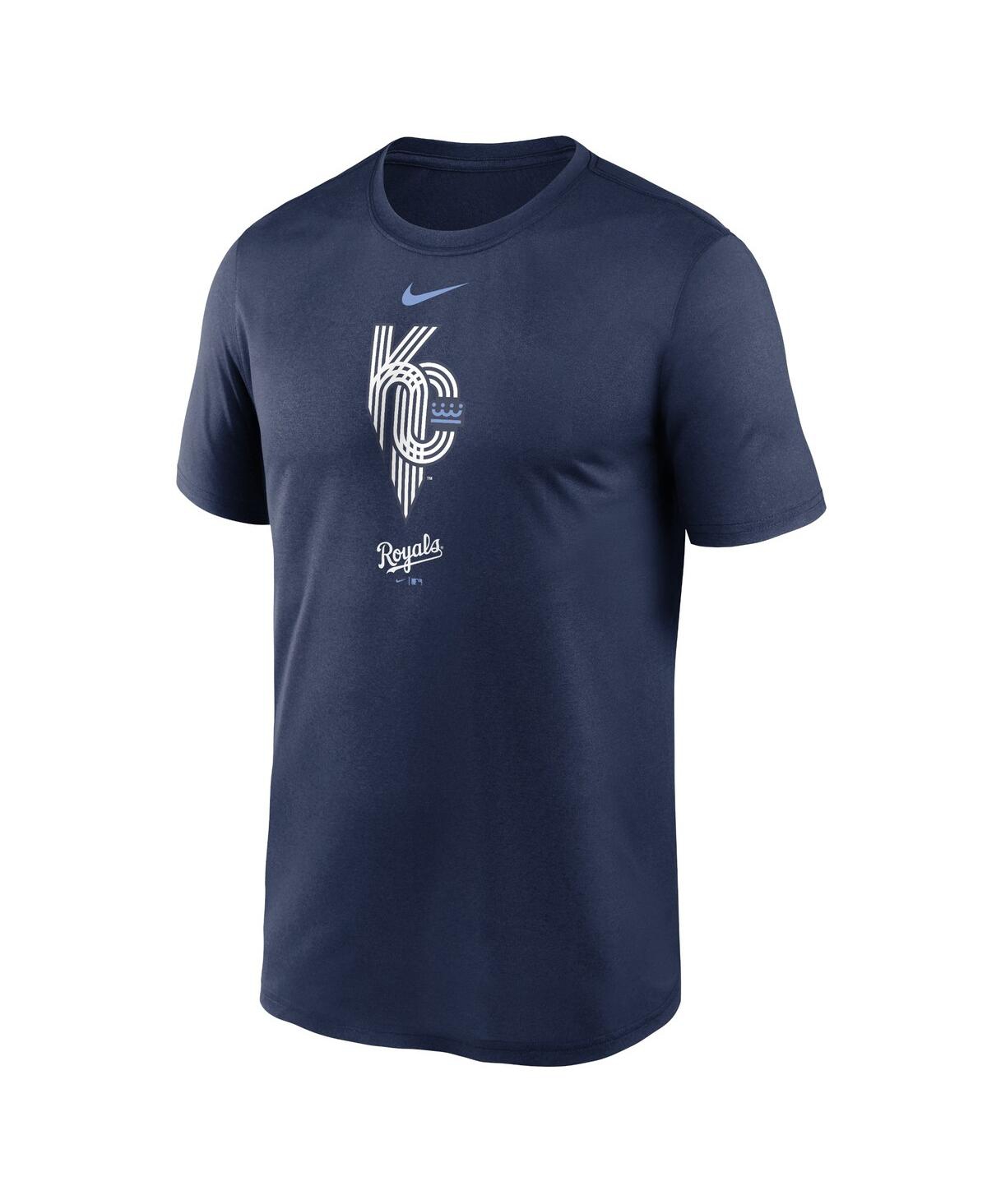 Men's NikeKansas City Royals City Connect Logo T-shirt - Navy