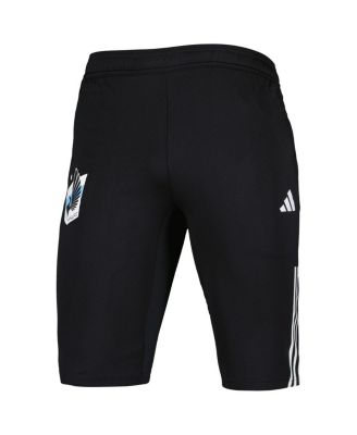 Men's Black Minnesota United FC 2023 On-Field Training AEROREADY Half Pants