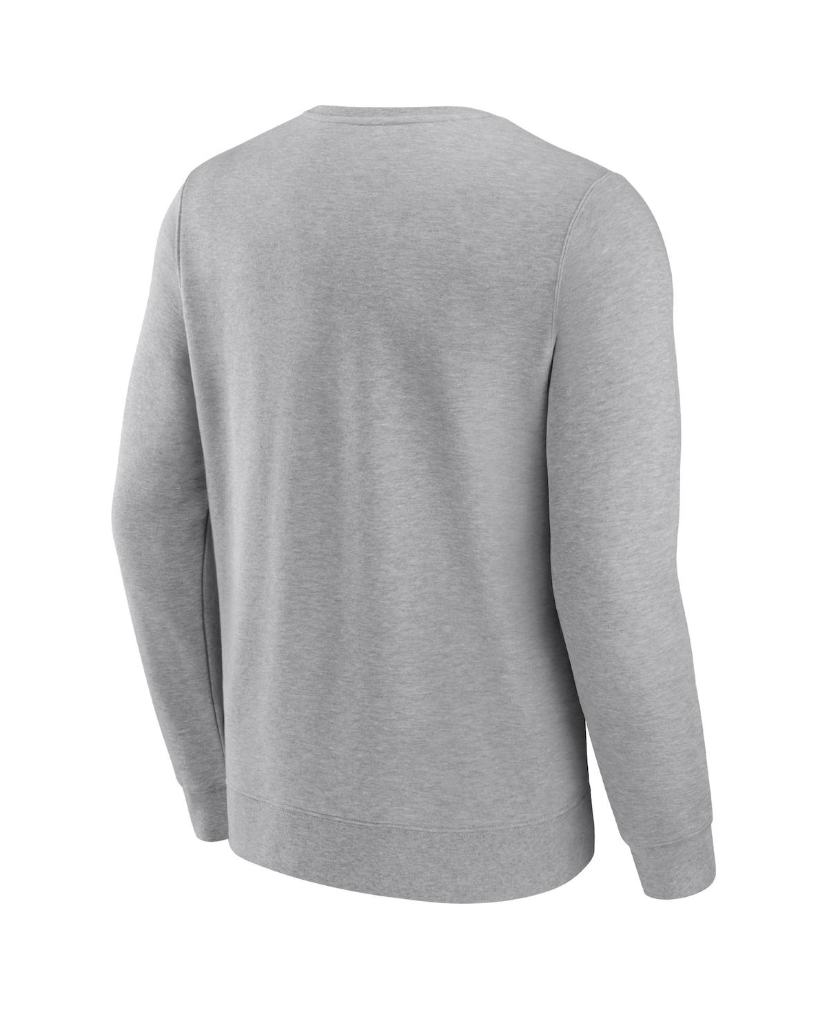 Fanatics Branded Heathered Charcoal New York Giants Playability Pullover Sweatshirt In Heathered Charcoal