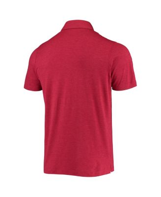 Men's Cardinal Arkansas Razorbacks Tech Trail Omni-Shade Polo Shirt
