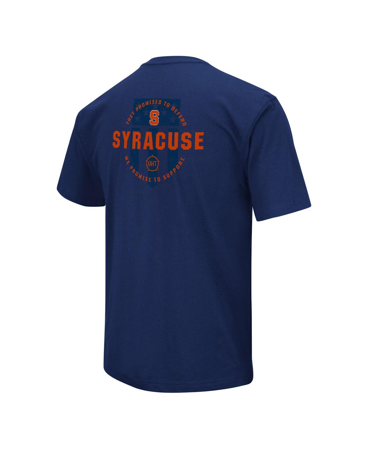 Shop Colosseum Men's  Navy Syracuse Orange Oht Military-inspired Appreciation T-shirt