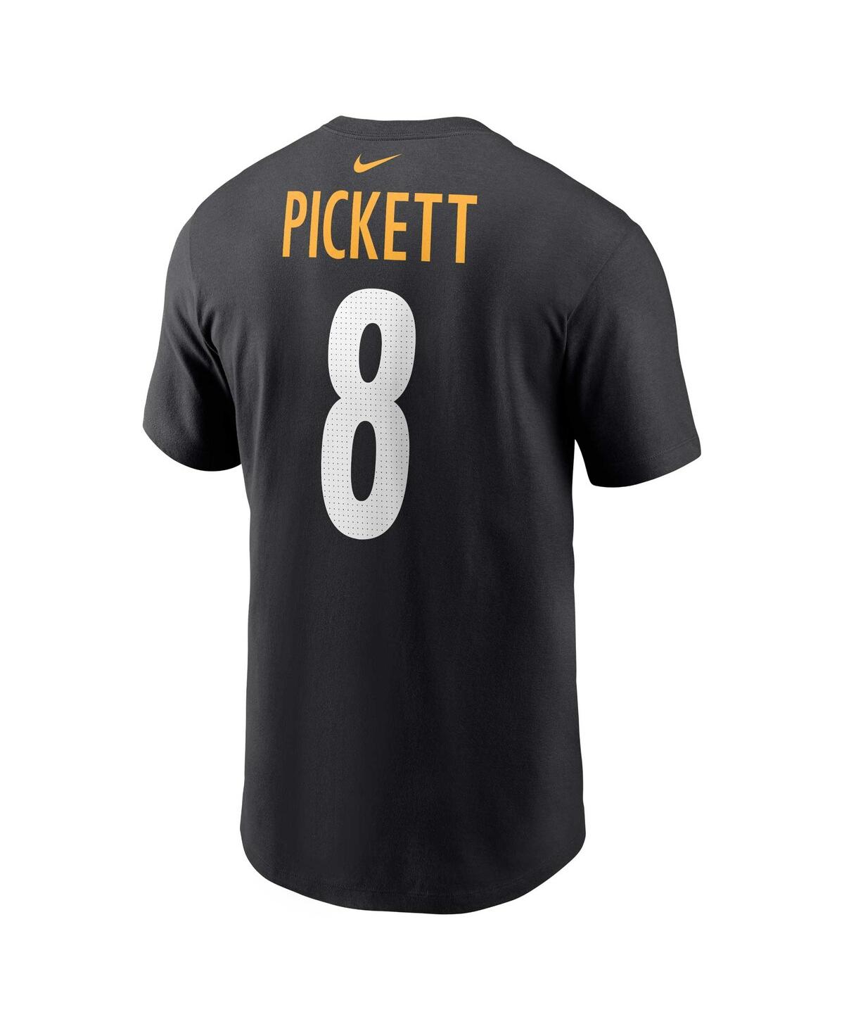 Men's Nike Kenny PickettPittsburgh Steelers Player Name and Number T-shirt - Black