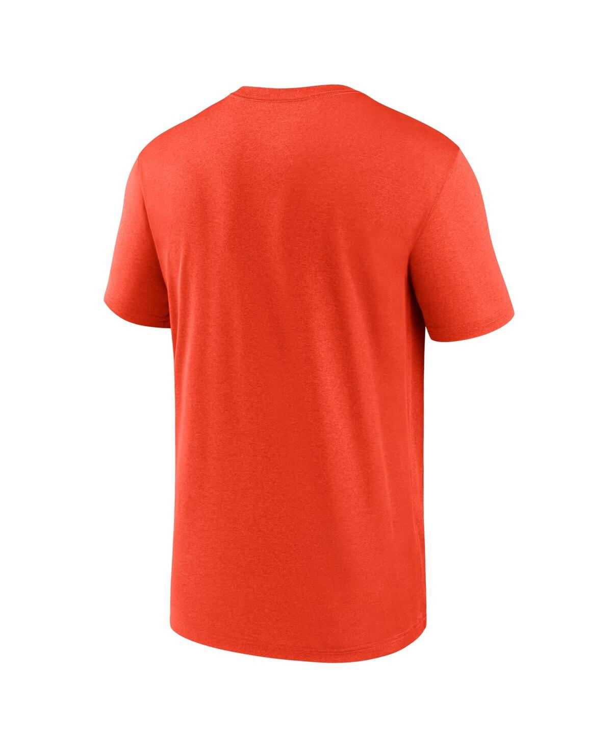 Shop Nike Men's  Orange San Francisco Giants Big And Tall Icon Legend Performance T-shirt