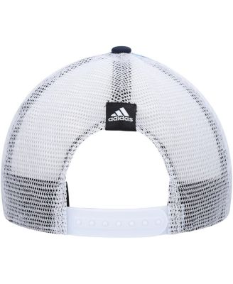 Women's Light Blue, White Seattle Kraken Graphic Foam Trucker Snapback Hat