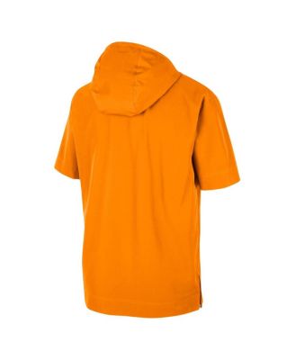 Men's Tennessee Orange Tennessee Volunteers Coaches Half-Zip Short Sleeve Jacket