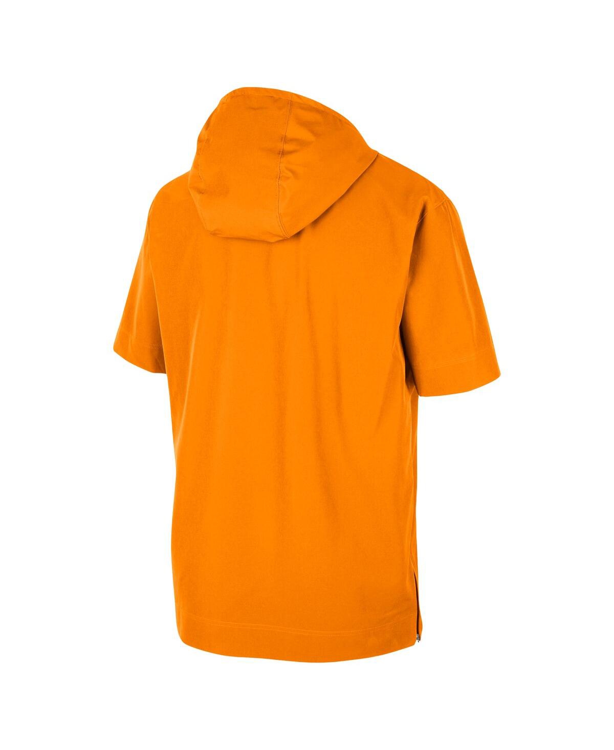 Shop Nike Men's  Tennessee Orange Tennessee Volunteers Coaches Half-zip Short Sleeve Jacket