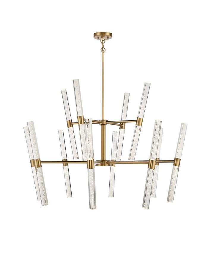 Savoy House Arlon 24Light LED Chandelier in Warm Brass Macy's