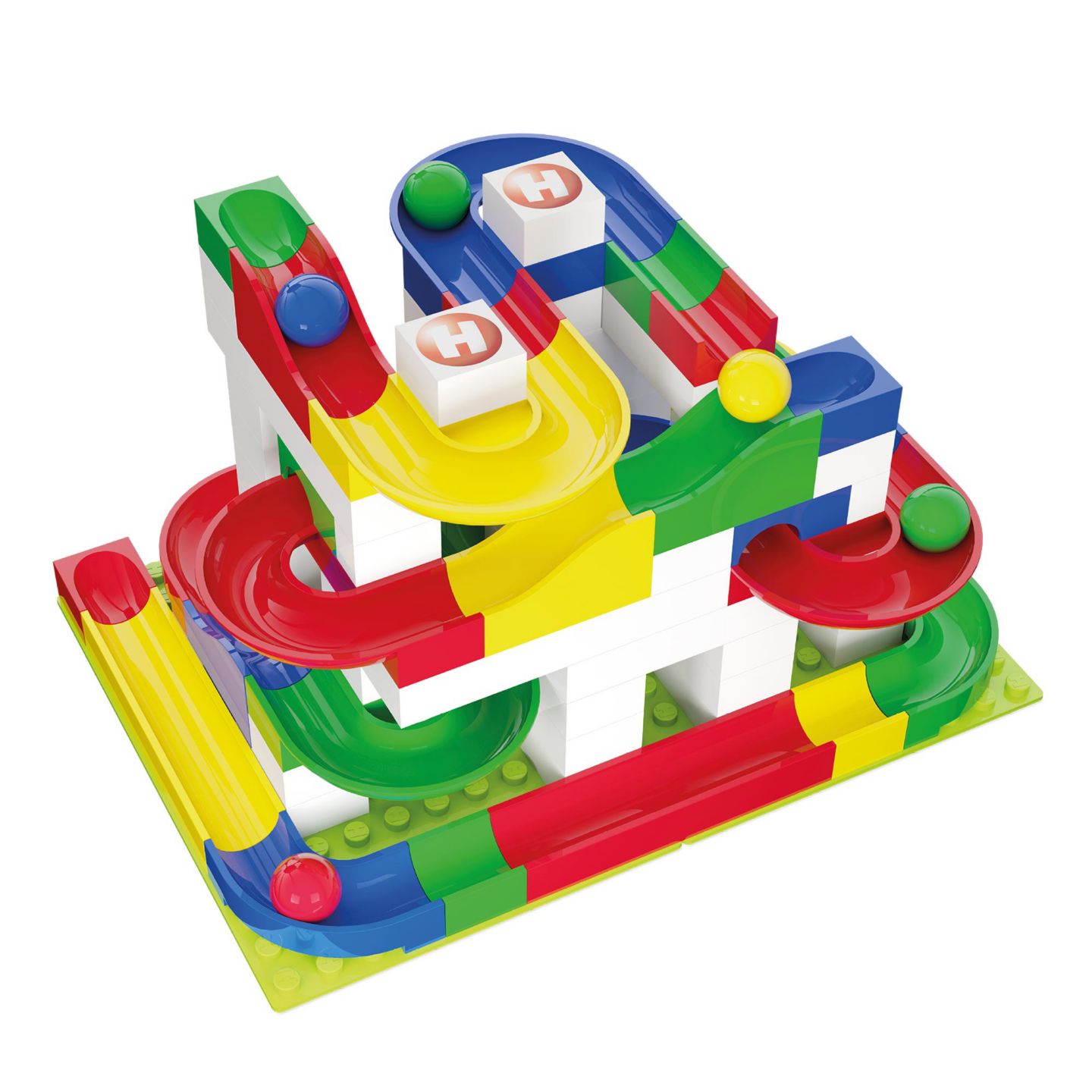 Детский конструктор Hubelino Marble Run 123-Piece Building Set, Ages 4+ — фото 2