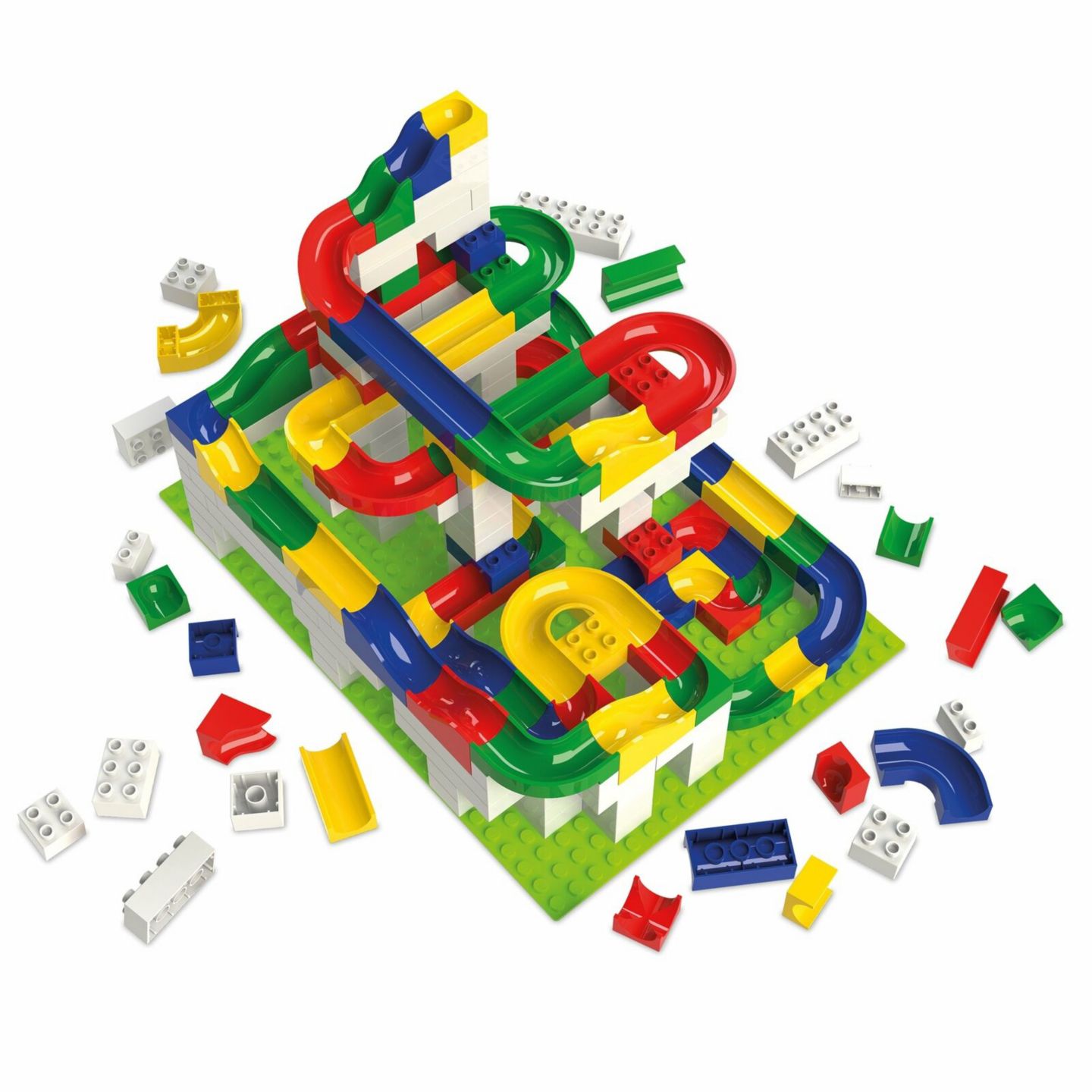 Детский конструктор Hubelino Marble Run 200-Piece Building Set, Ages 4+ — фото 2