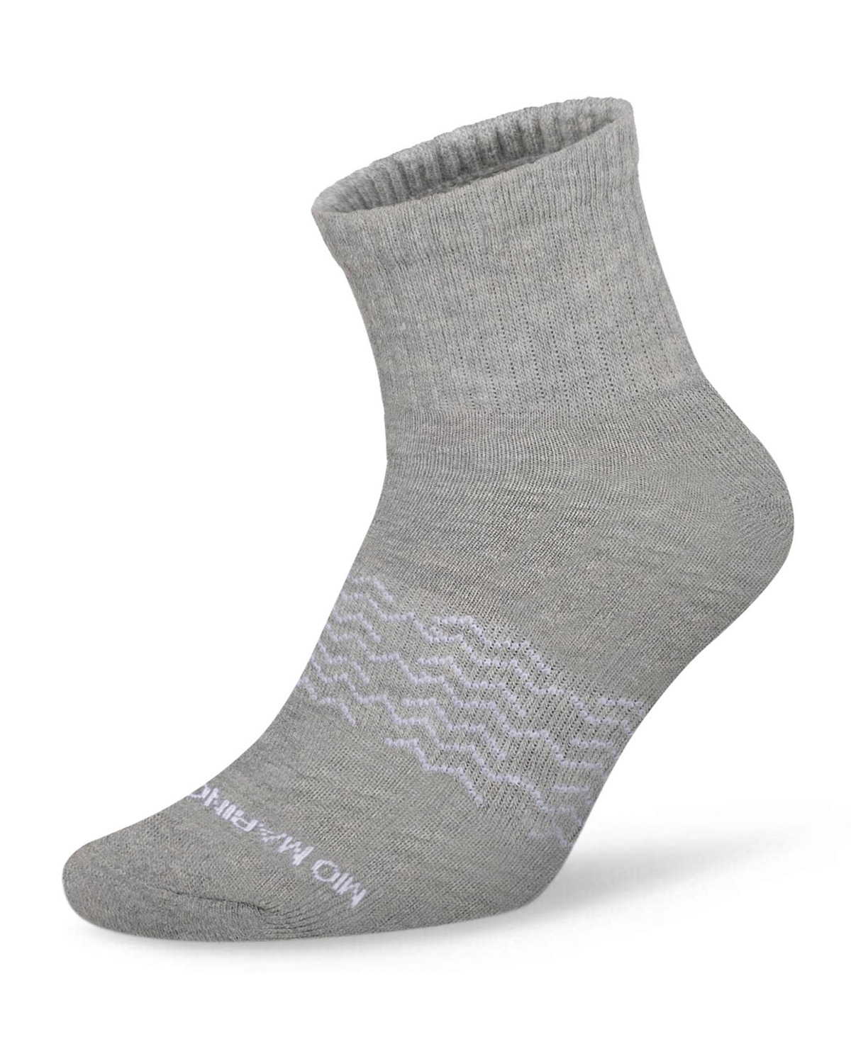 Men's Moisture Control Low Cut Ankle Socks 1 Pack - Gray - melange
